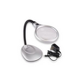 DeskBrite 200 2x LED Magnifier Desk Lamp with a 5x power spot lens